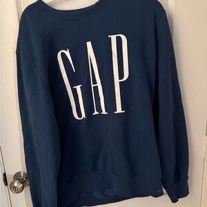 GAP Women's Navy Crew Neck Sweater
